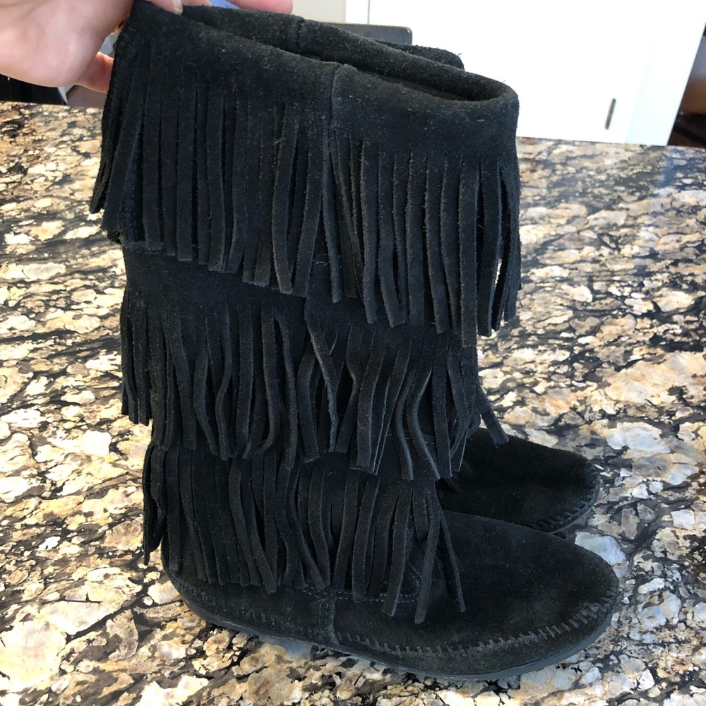 Minnetonka Fringe Boots